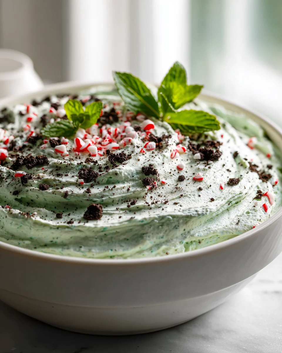 Delicious Peppermint Oreo Fluff Dip - Your New Favorite!