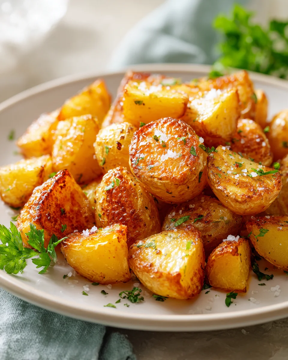 Crispy Oven Roasted Potatoes: Perfectly Golden & Delicious!