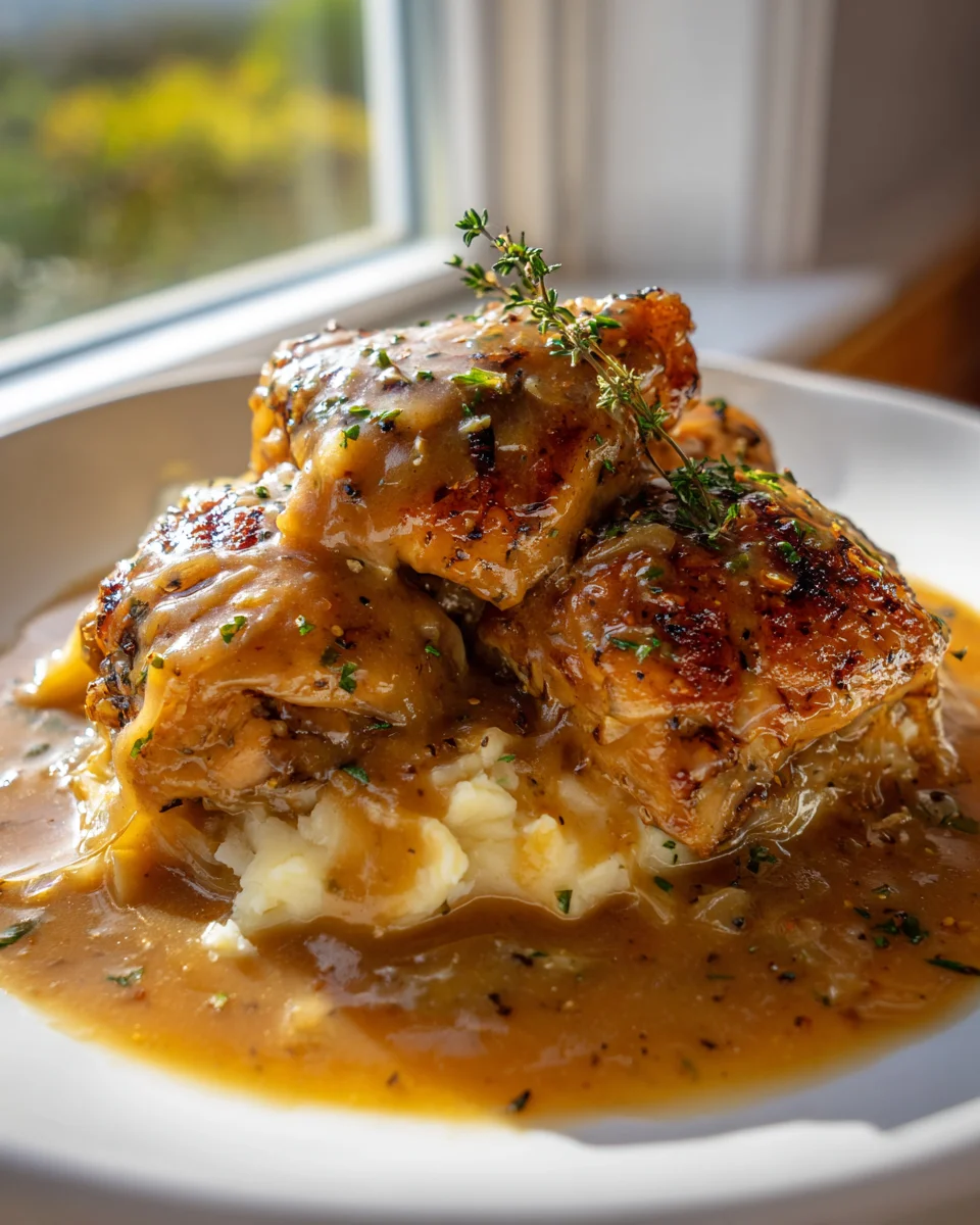 Smothered Chicken Thighs with Gravy: Easy Comfort Food