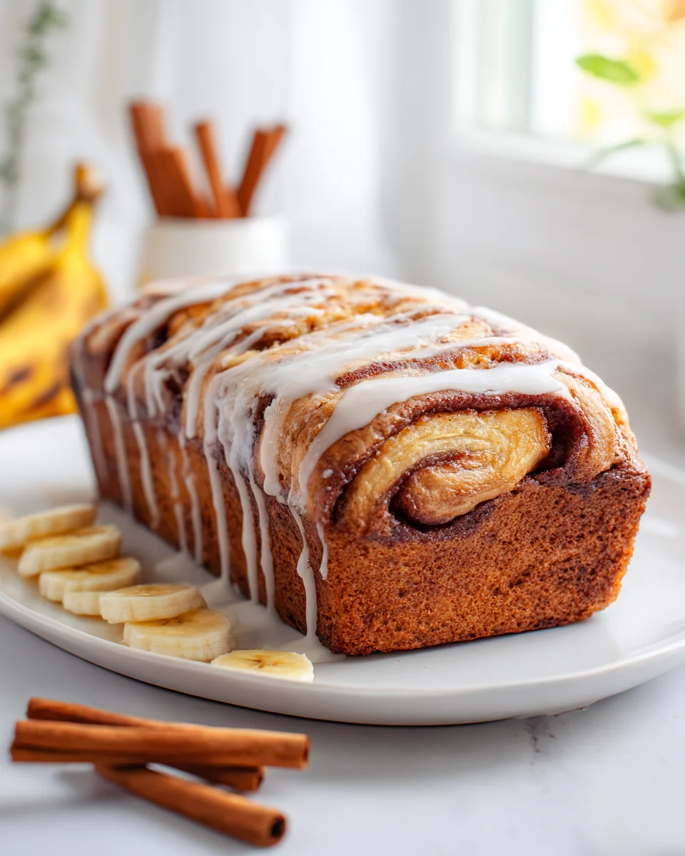 Cinnamon Roll Banana Bread: The Ultimate Sweet Treat!