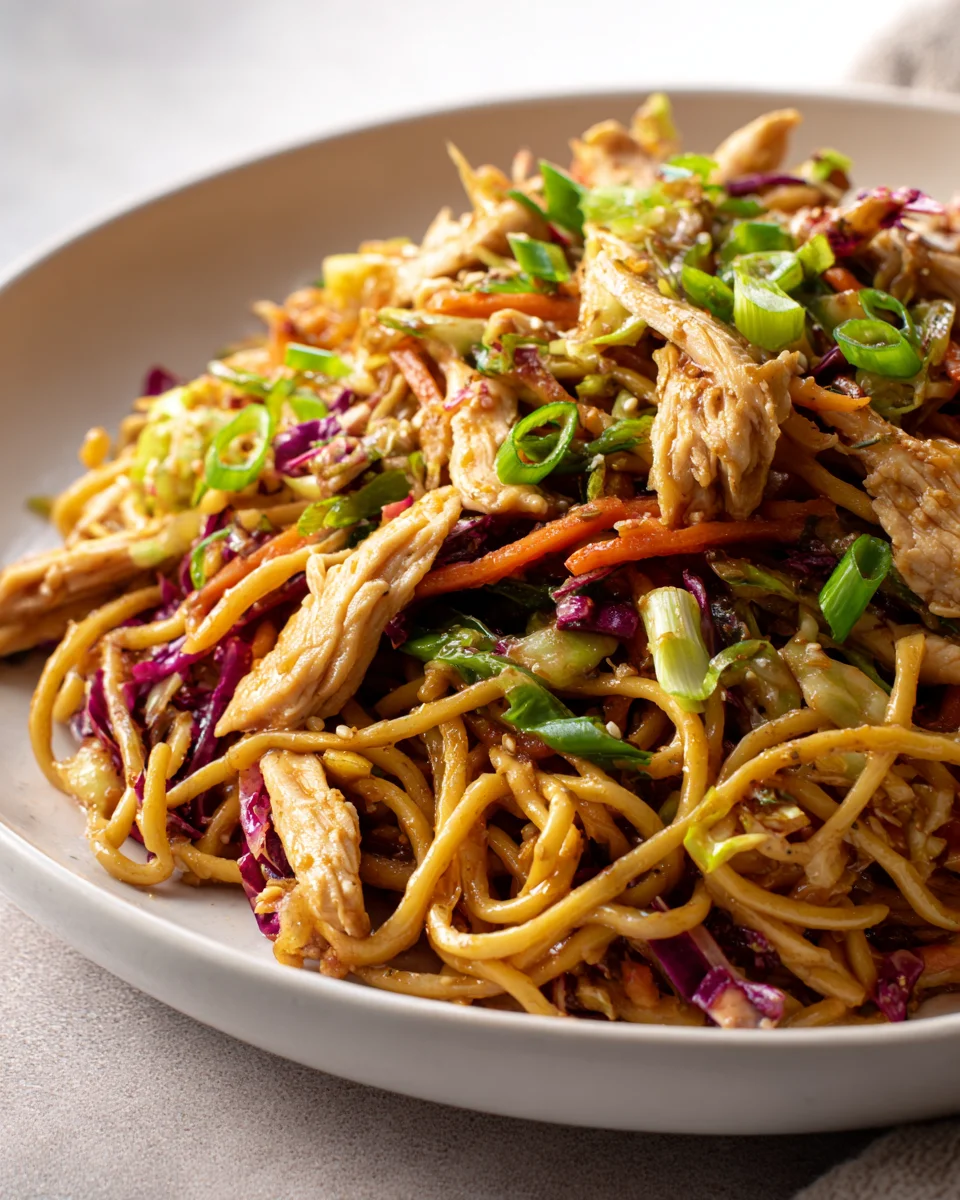 Simple Chicken Chow Mein: Restaurant-Style Flavor at Home