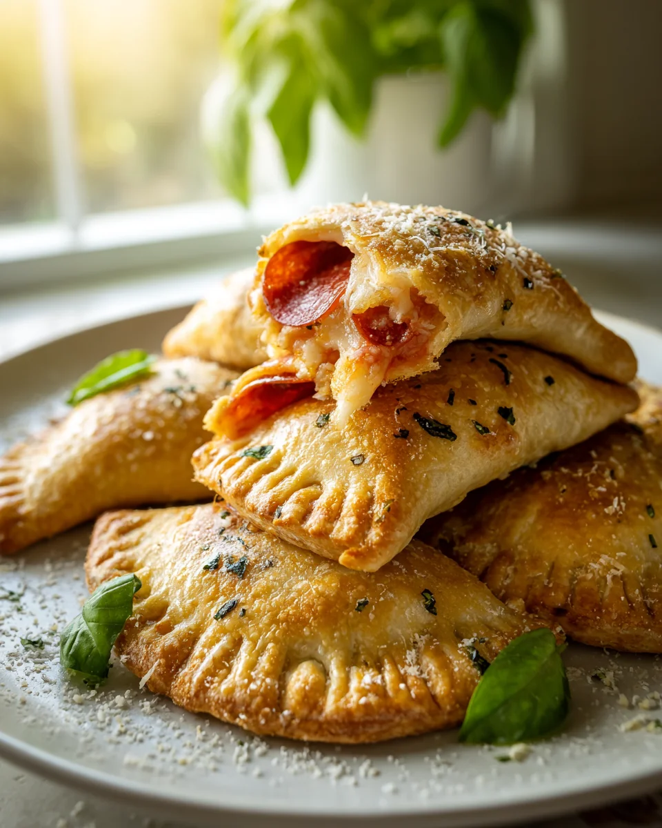 Easy Homemade Cheesy Pizza Pockets – A Family Favorite