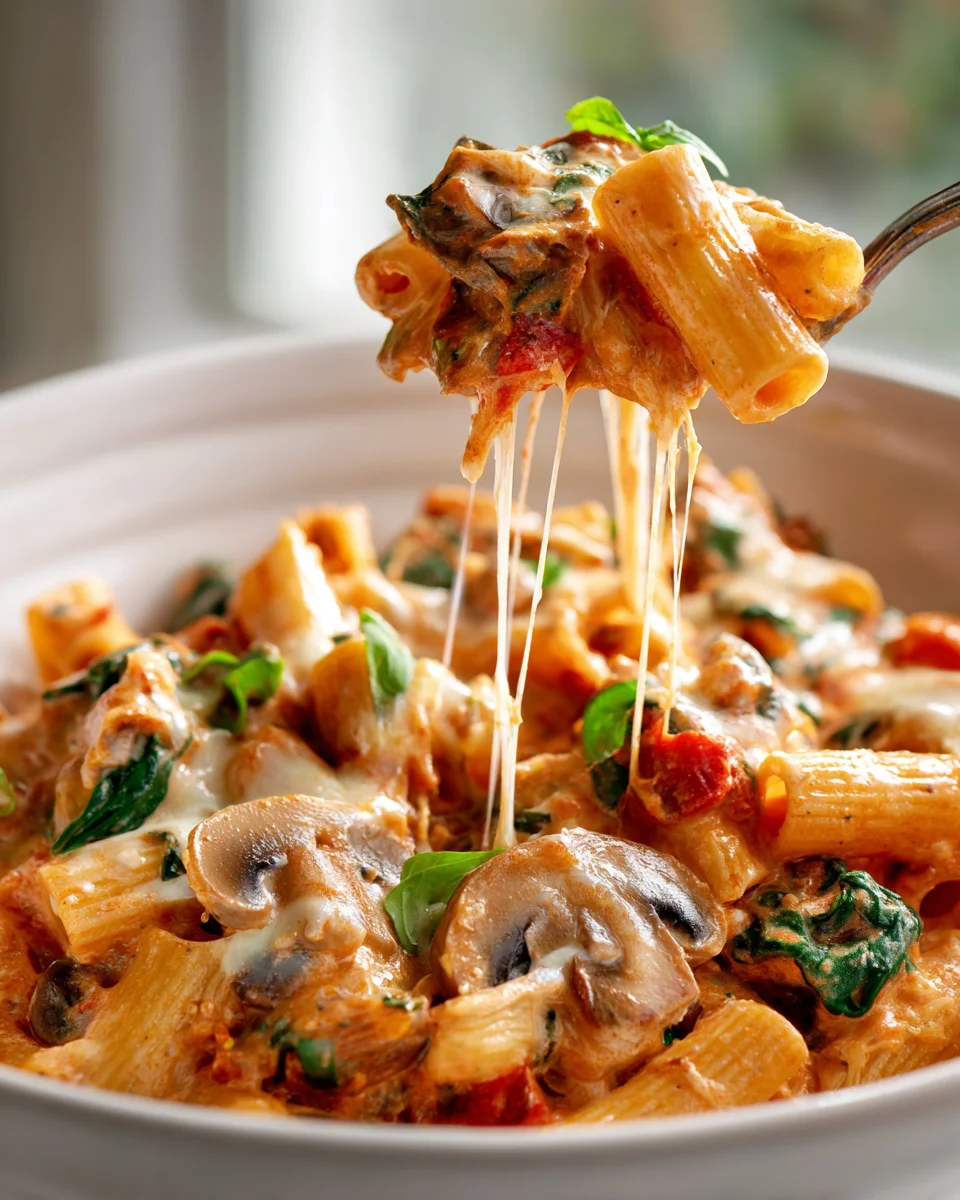 Crockpot Veggie Lover's Pizza Pasta: Easy Family Dinner