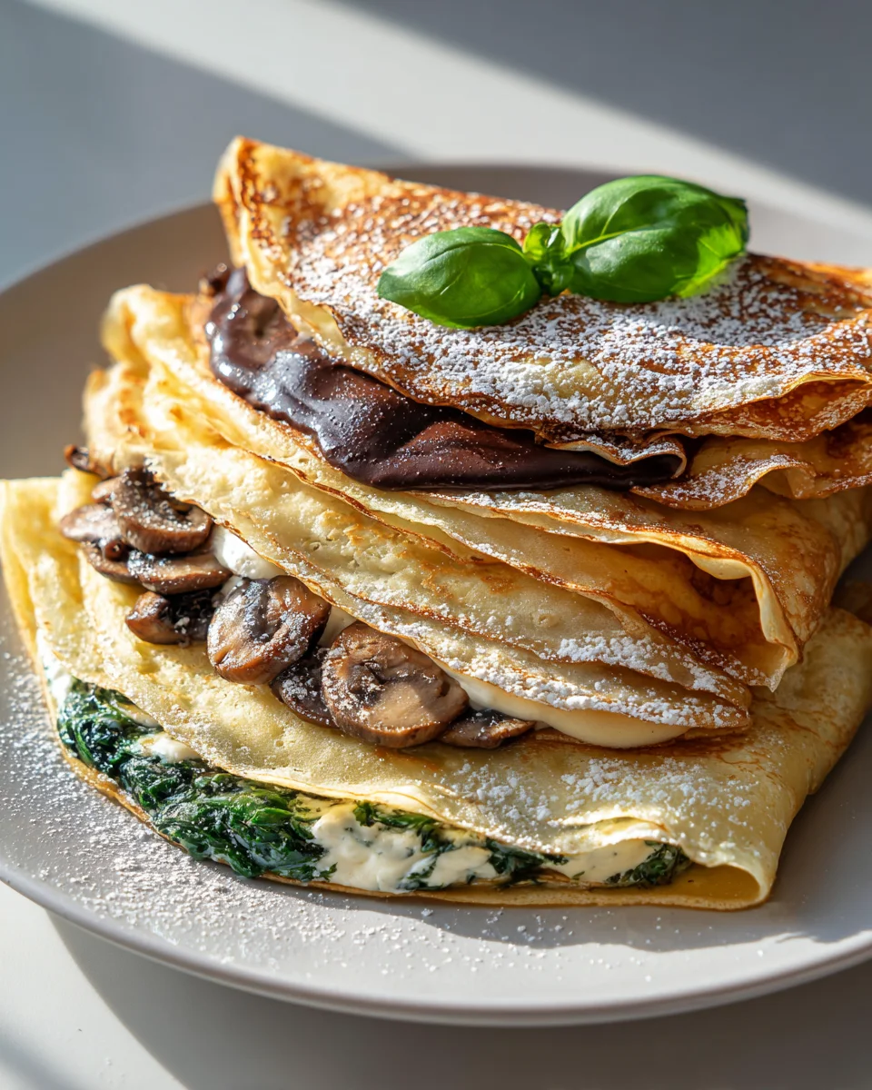 Easy French Crepes Recipe: Sweet & Savory Filling Ideas