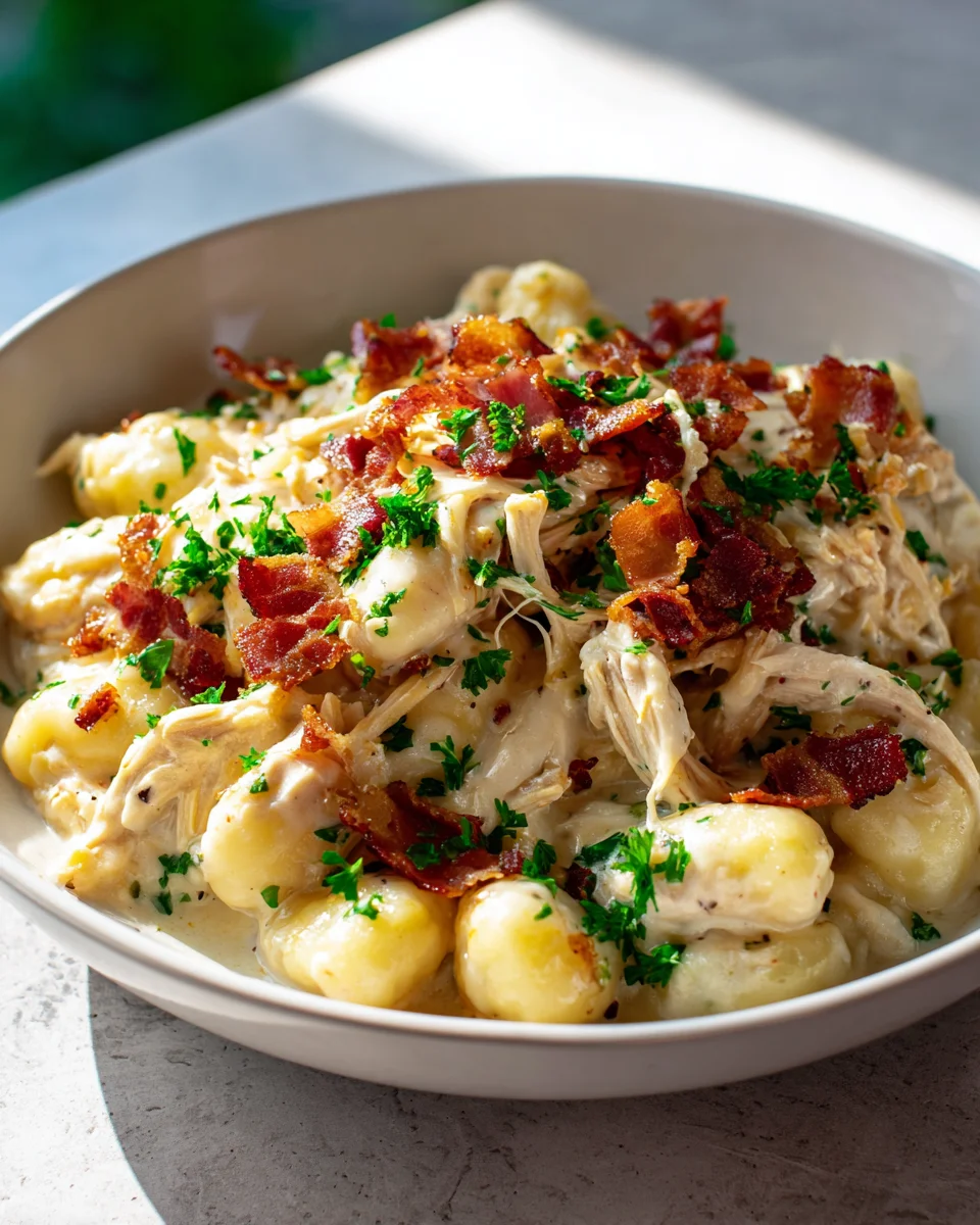 Creamy Crack Chicken Gnocchi: Easy & Addictive Dinner!