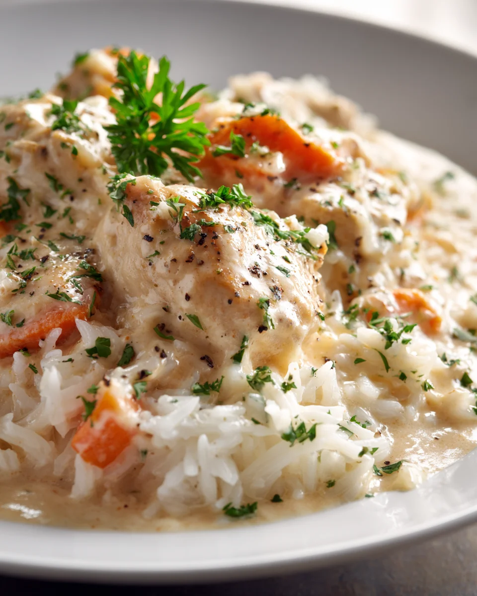 Best Creamy Angel Chicken & Rice Casserole Ever!