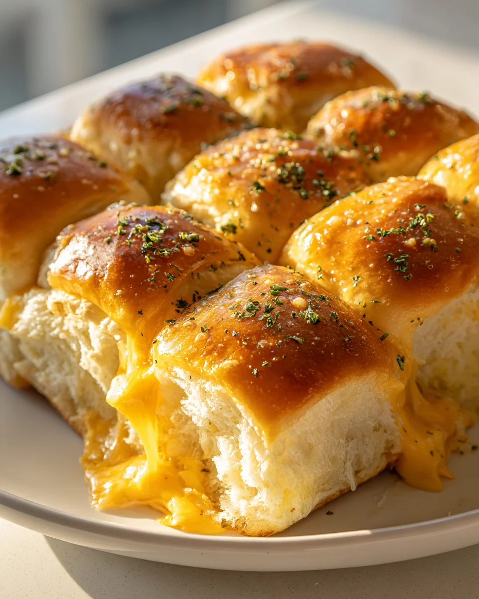 Sweet & Savory Mini Grilled Cheese Hawaiian Rolls