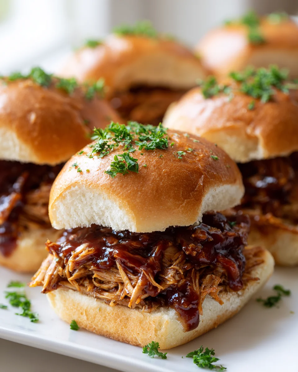 Mississippi Mud Chicken Sliders: Flavorful & Easy Recipe