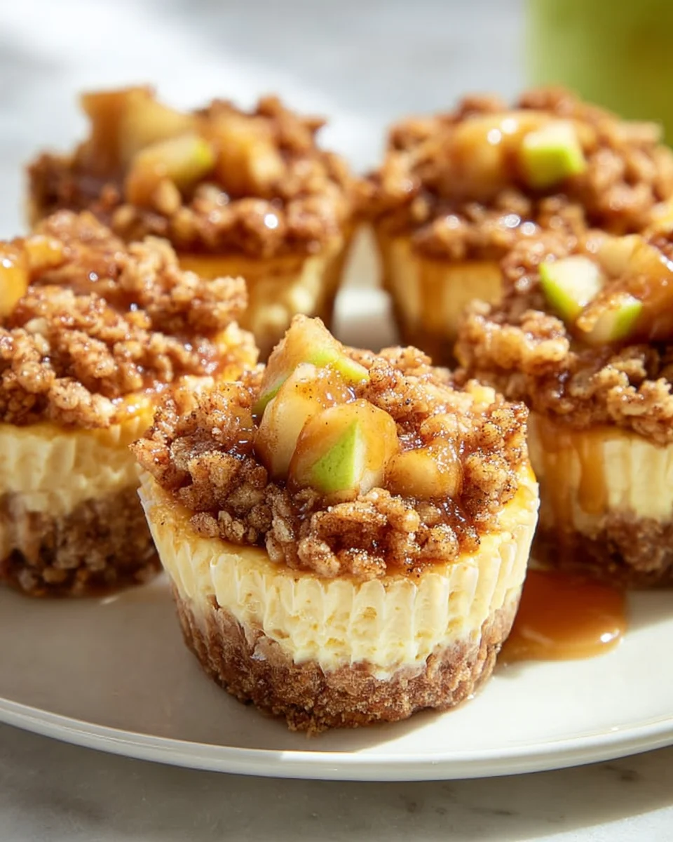 Delicious Apple Crisp Mini Cheesecakes Recipe to Savor