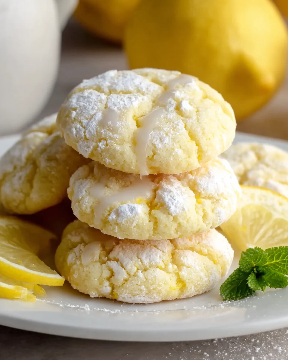 Delicious Easy Lemon Cake Mix Cookies Recipe to Try Today!