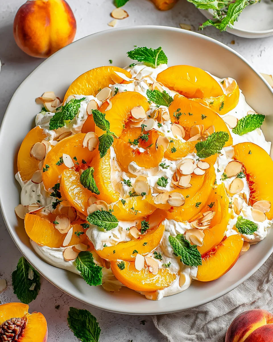 Delicious Peaches And Cream Salad Recipe for Summer Refreshment