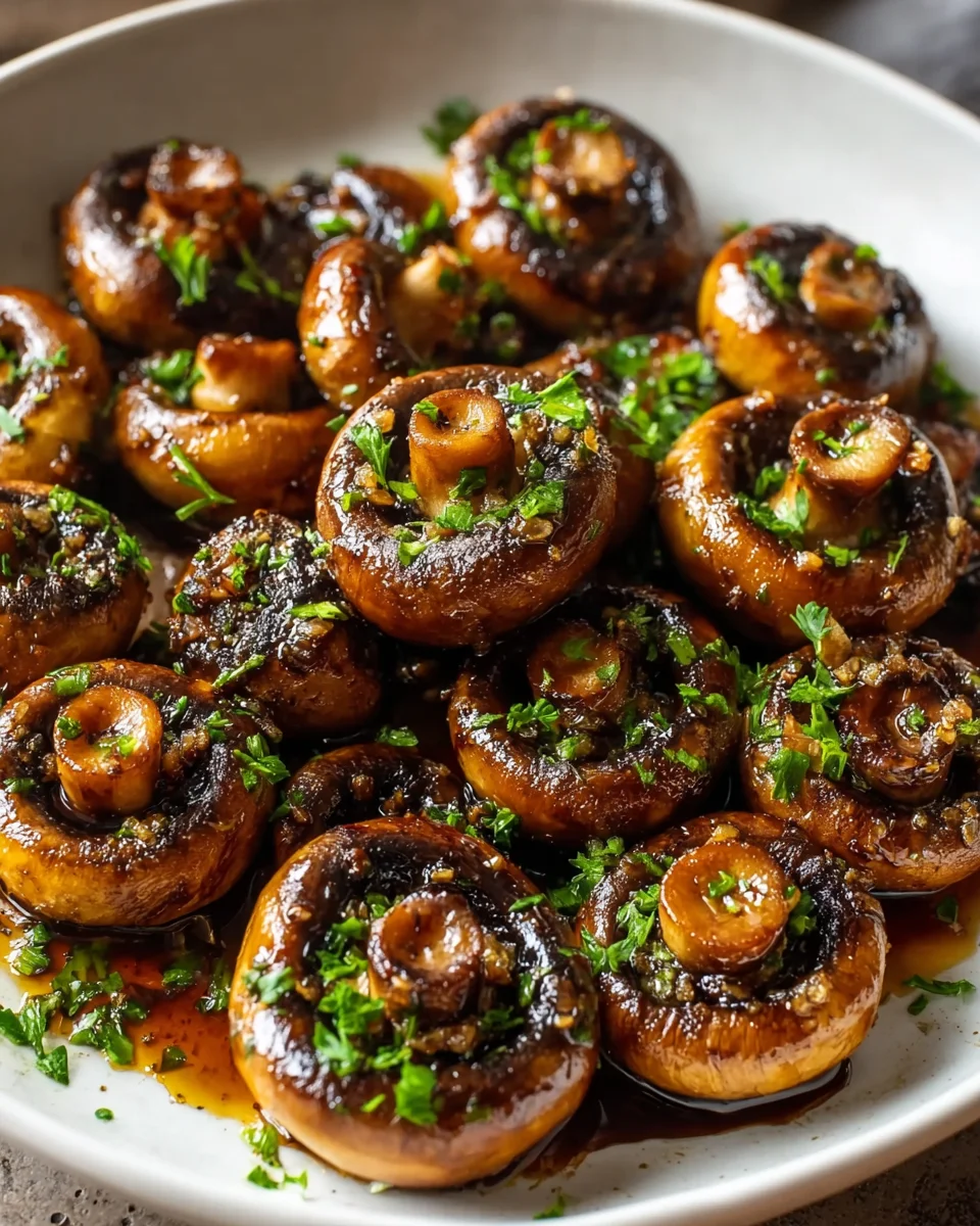 Best Garlic Butter Soy Glazed Mushrooms | Quick & Flavorful