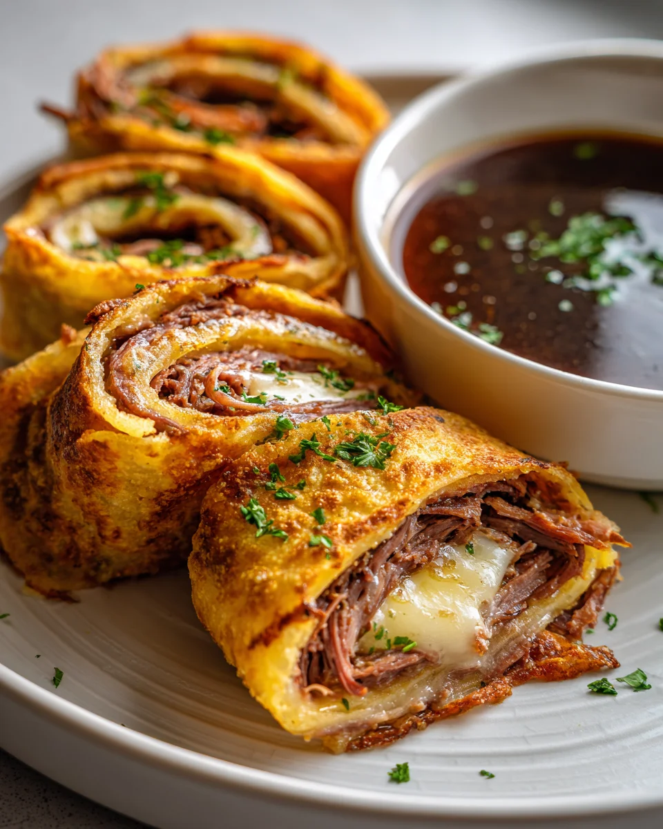 Easy French Dip Tortilla Roll Ups – Your New Go-To Dinner!