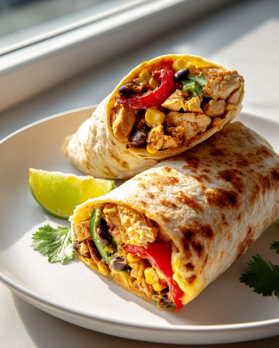 Southwest Chicken Wraps: Quick & Flavorful Meal Idea!