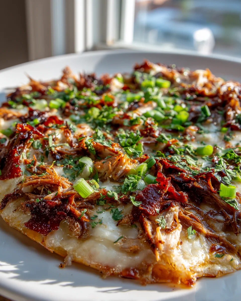 Ultimate BBQ Beef Bacon Chicken Flatbread Pizza Recipe