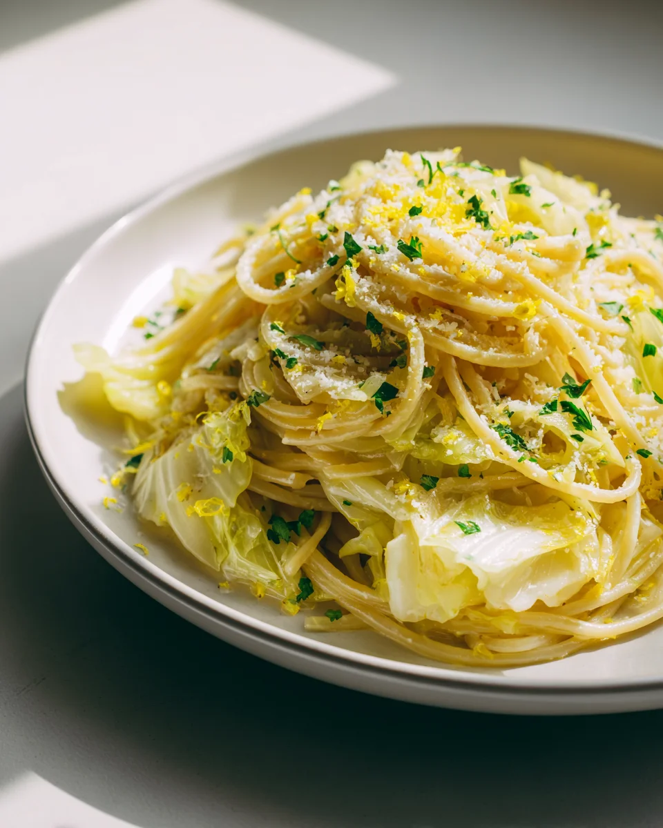 Lemon Garlic Cabbage Pasta: Your New Favorite Weeknight!