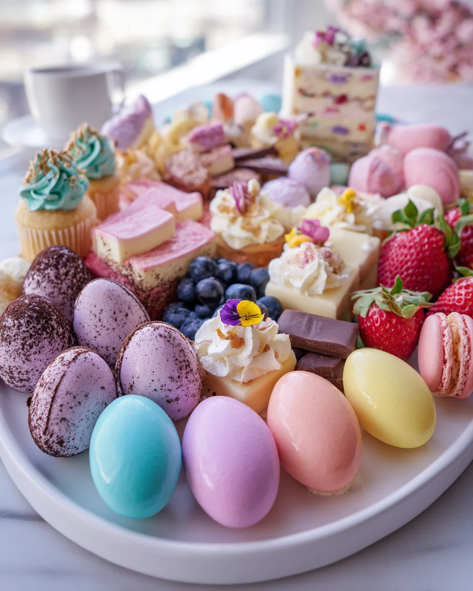 Easter Candy and Dessert Charcuterie Board for Sweet Celebrations