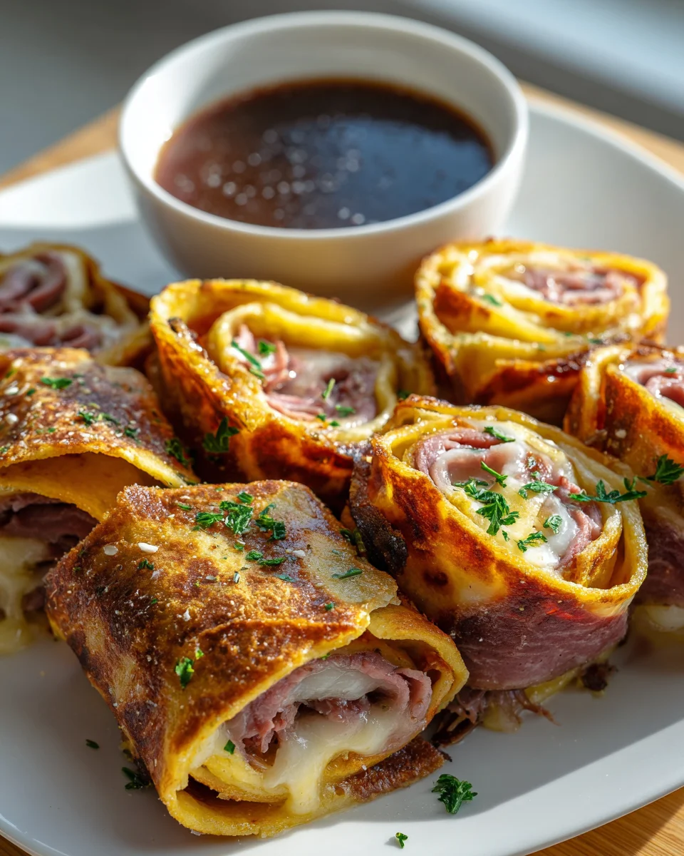 Easy French Dip Tortilla Roll Ups – Your New Go-To Dinner!