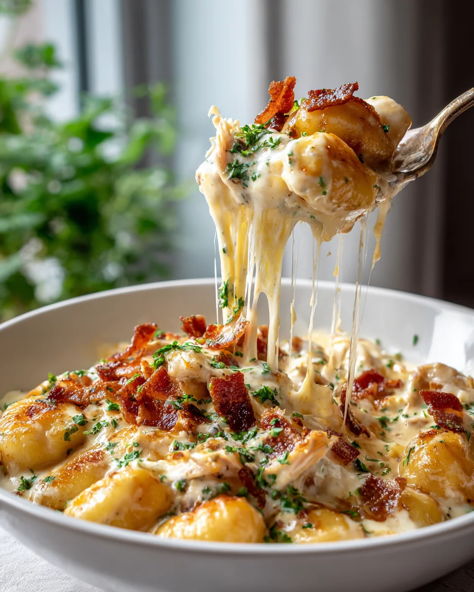 Creamy Crack Chicken Gnocchi: Easy & Addictive Dinner!