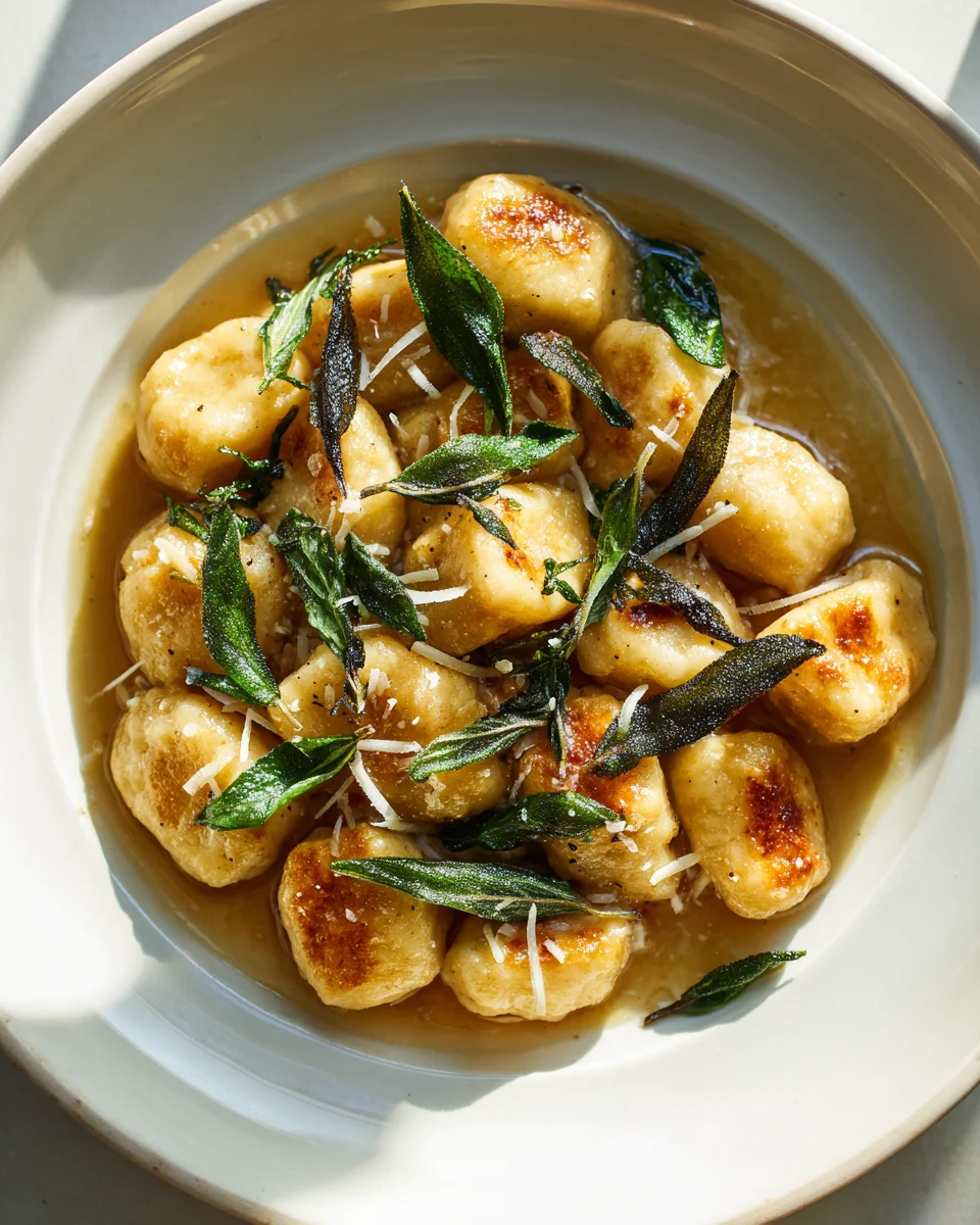 Brown Butter Sage Gnocchi Recipe: Simple & Cozy Dinner