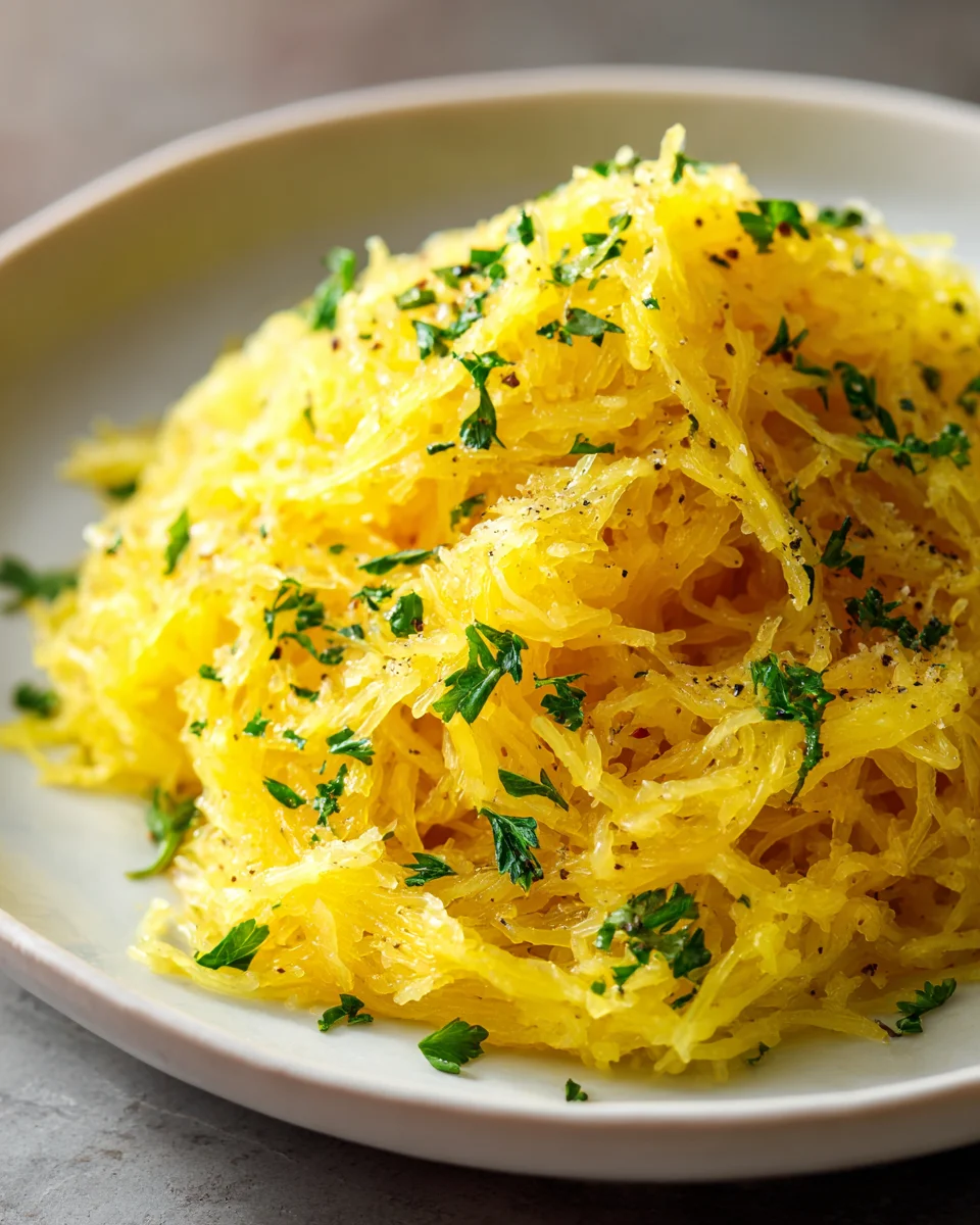 Garlic Butter Spaghetti Squash: A Delicious Low-Carb Delight