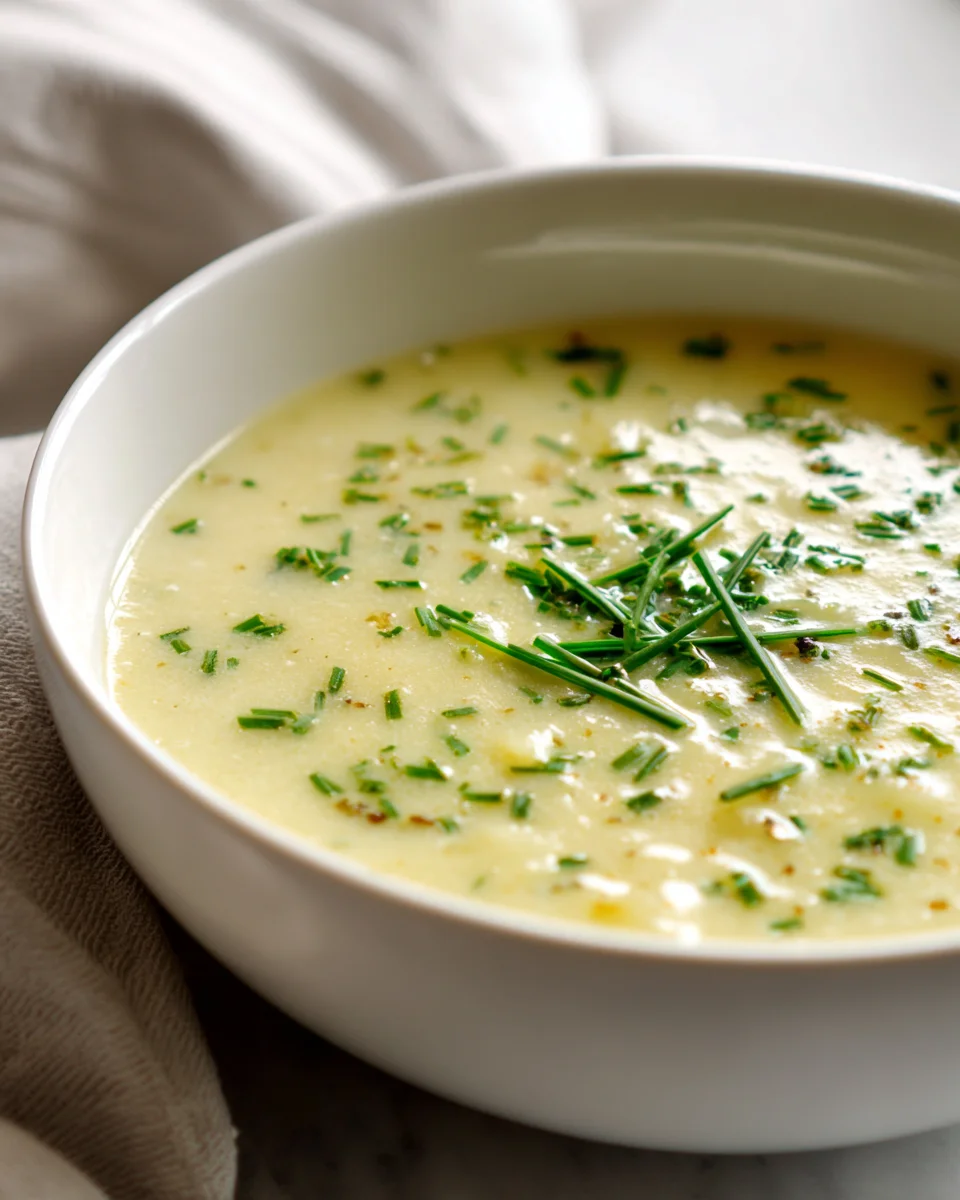 Creamy Potato Leek Soup: A Classic French Inspired Dish