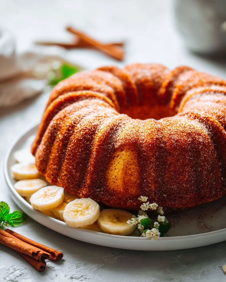 Snickerdoodle Banana Bread Bundt Cake: Your New Favorite!