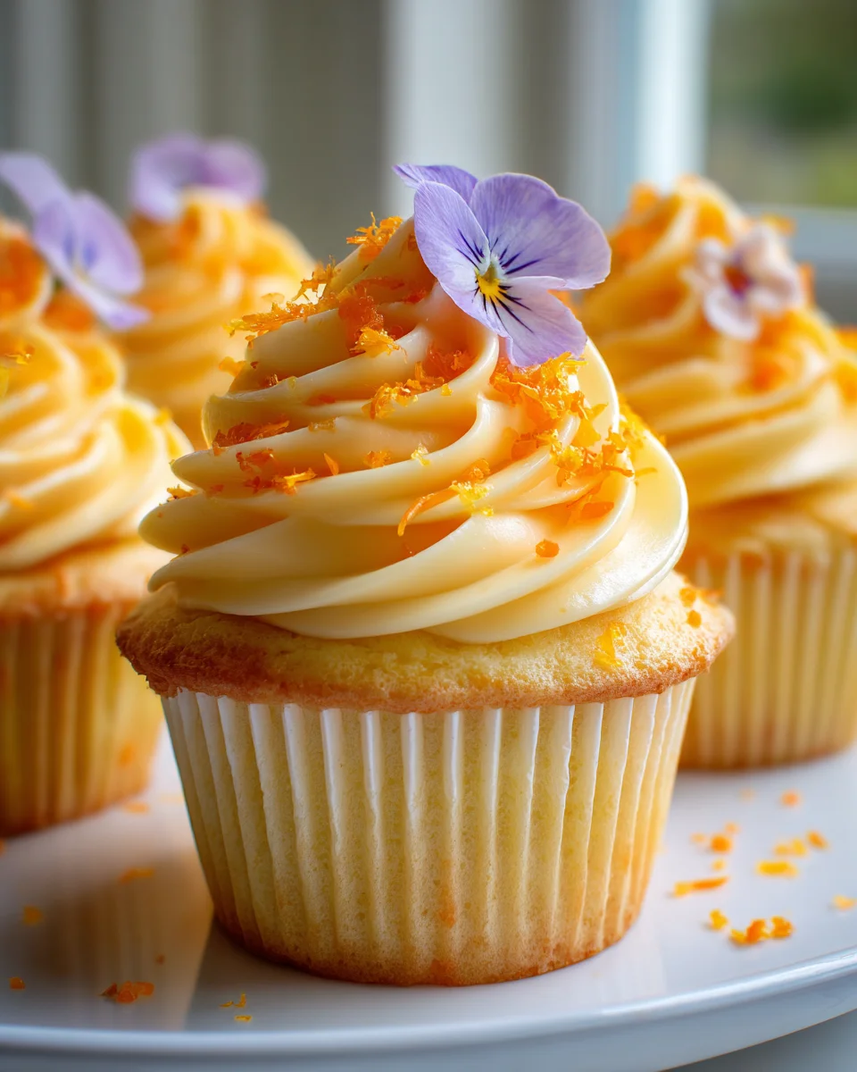 Sweet Orange Creamsicle Cupcakes: Perfect Spring Dessert