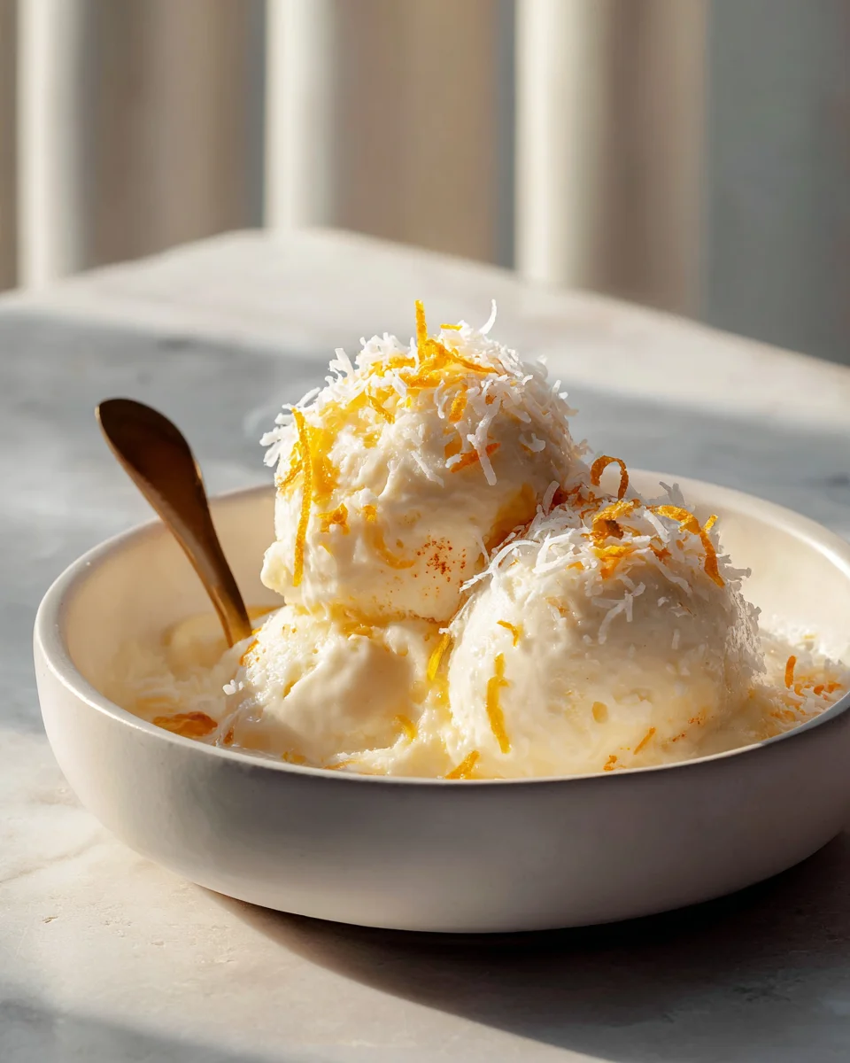 Coconut Orange Glow Dessert: Easy Creamy Citrus Treat!