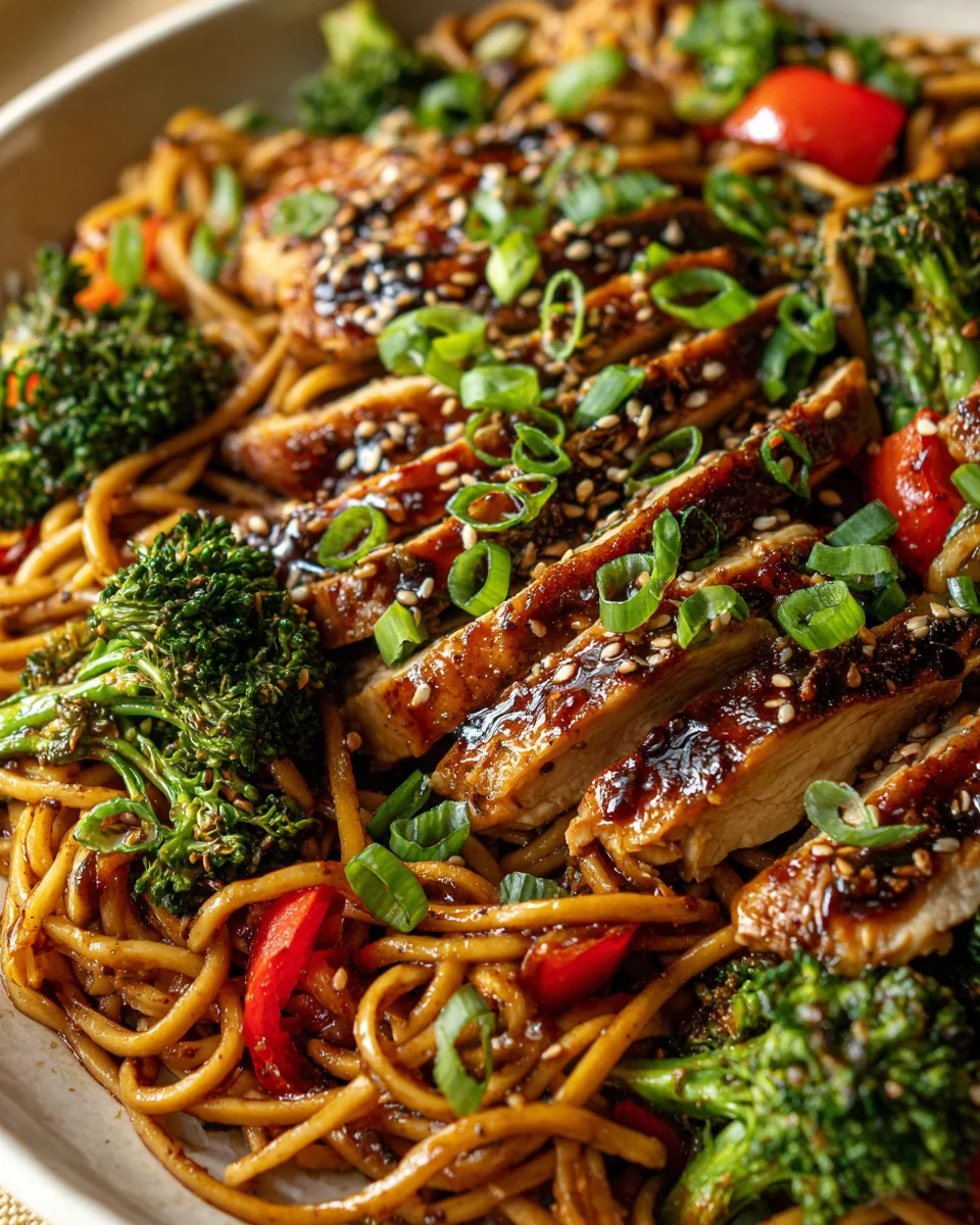 Sticky Garlic Chicken Noodles: Incredible Ultimate Recipe