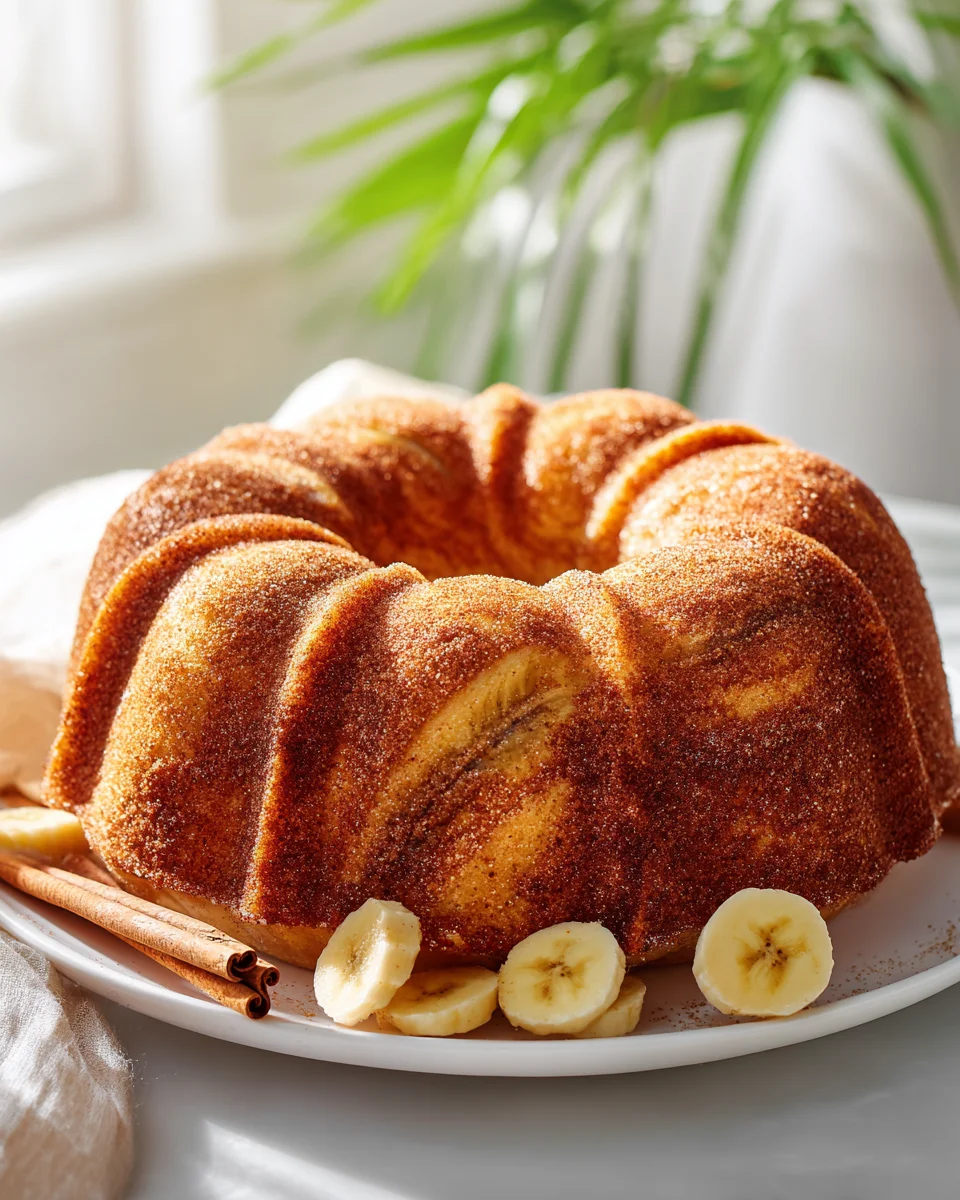 Snickerdoodle Banana Bread Bundt Cake: Your New Favorite!