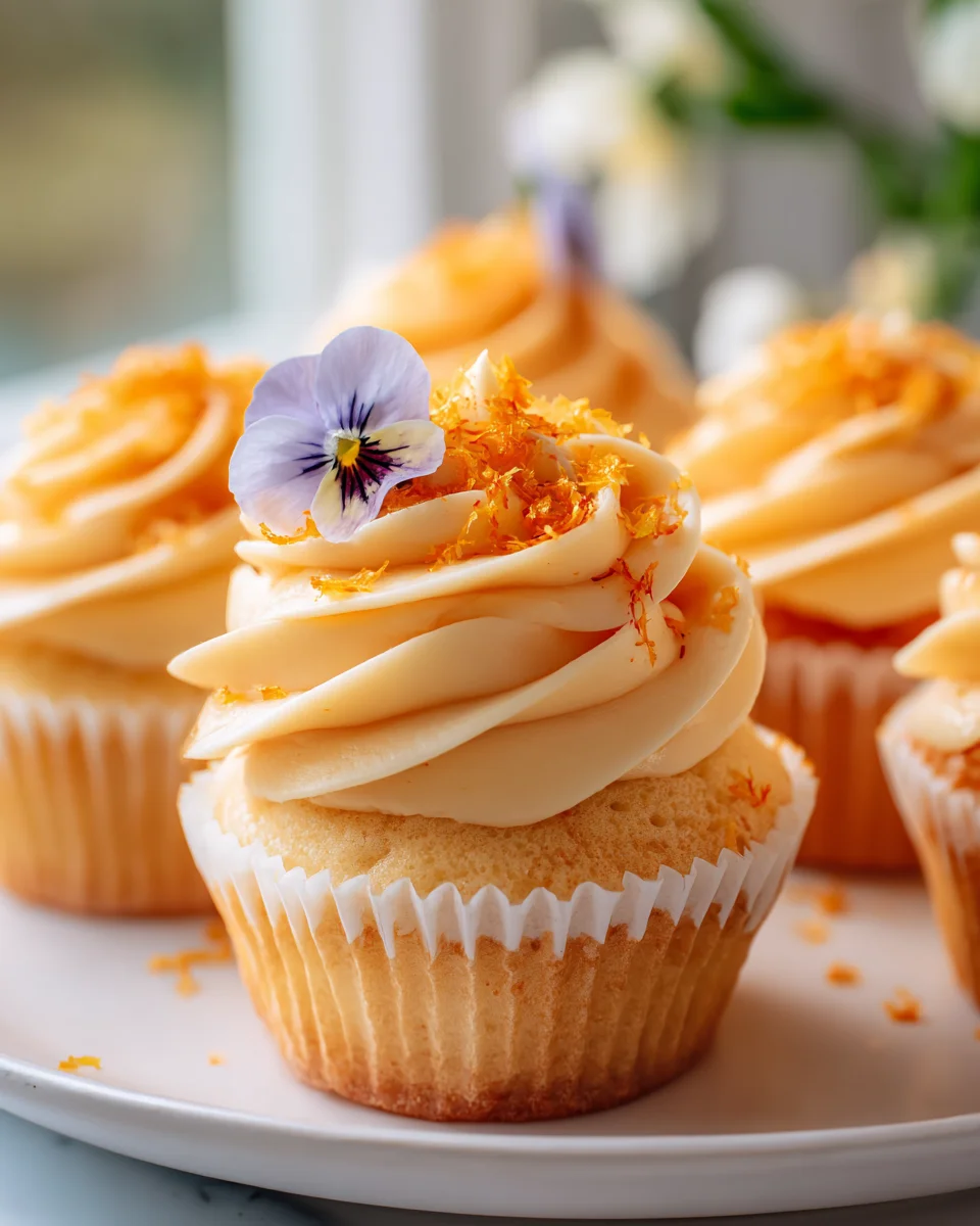 Sweet Orange Creamsicle Cupcakes: Perfect Spring Dessert