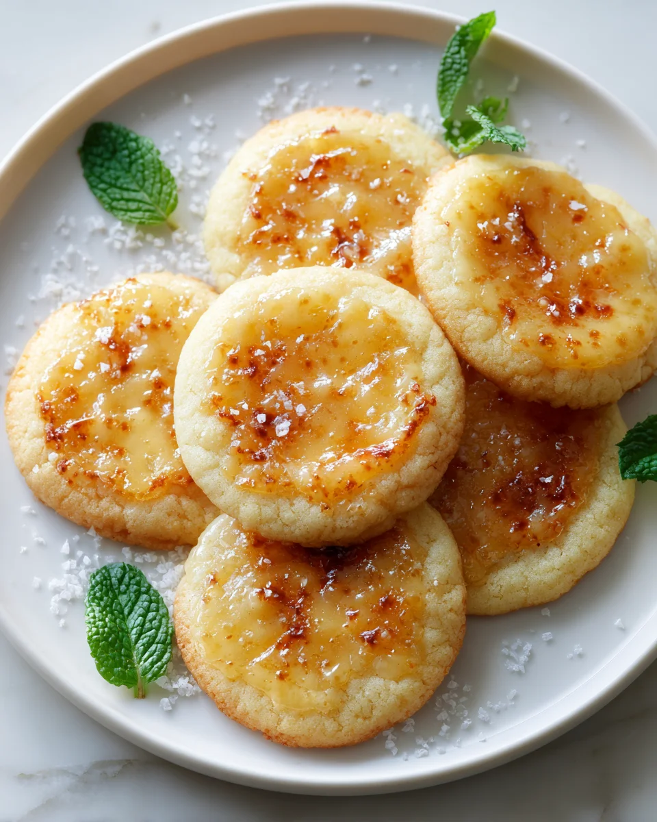 Indulge in Soft Baked Creme Brûlée Cookies Recipe Delight