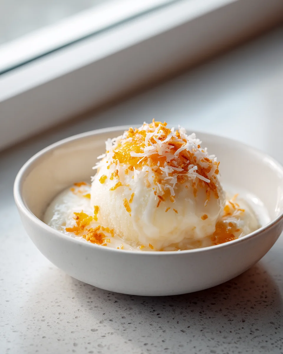 Coconut Orange Glow Dessert: Easy Creamy Citrus Treat!