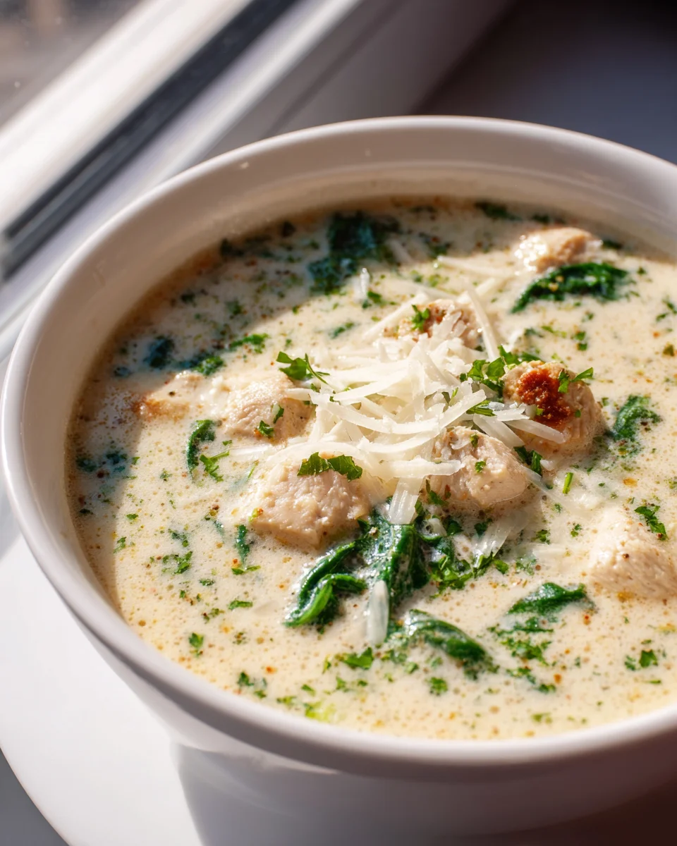 Best Garlic Parmesan Chicken Soup – Quick & Delicious!