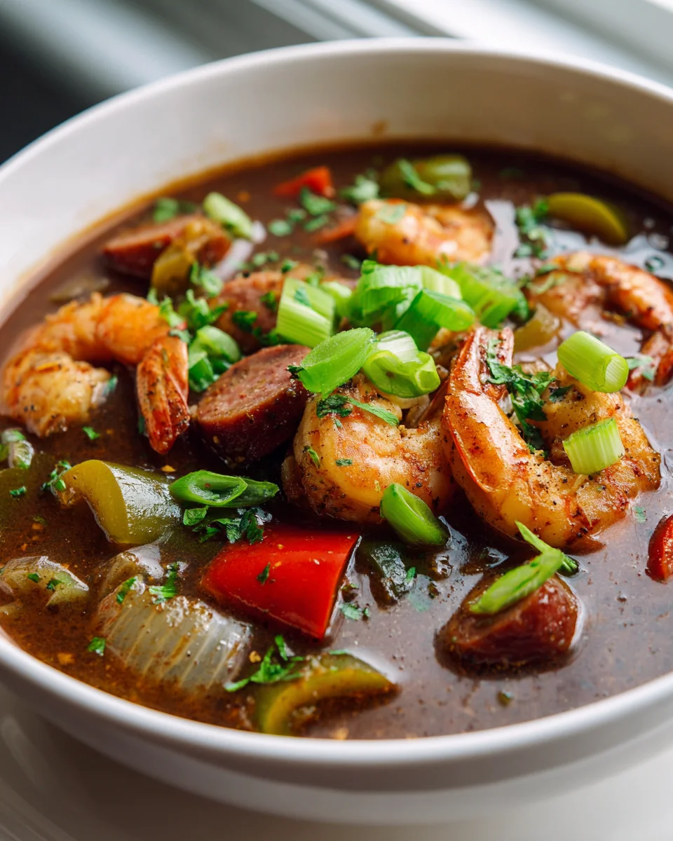 Savory Cajun Shrimp and Sausage Gumbo Recipe to Savor