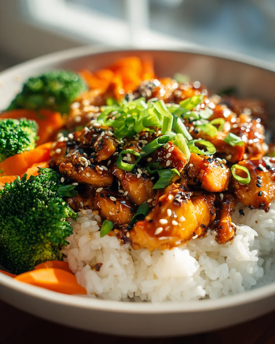 Best Family Style Teriyaki Chicken Rice Bowl Tonight