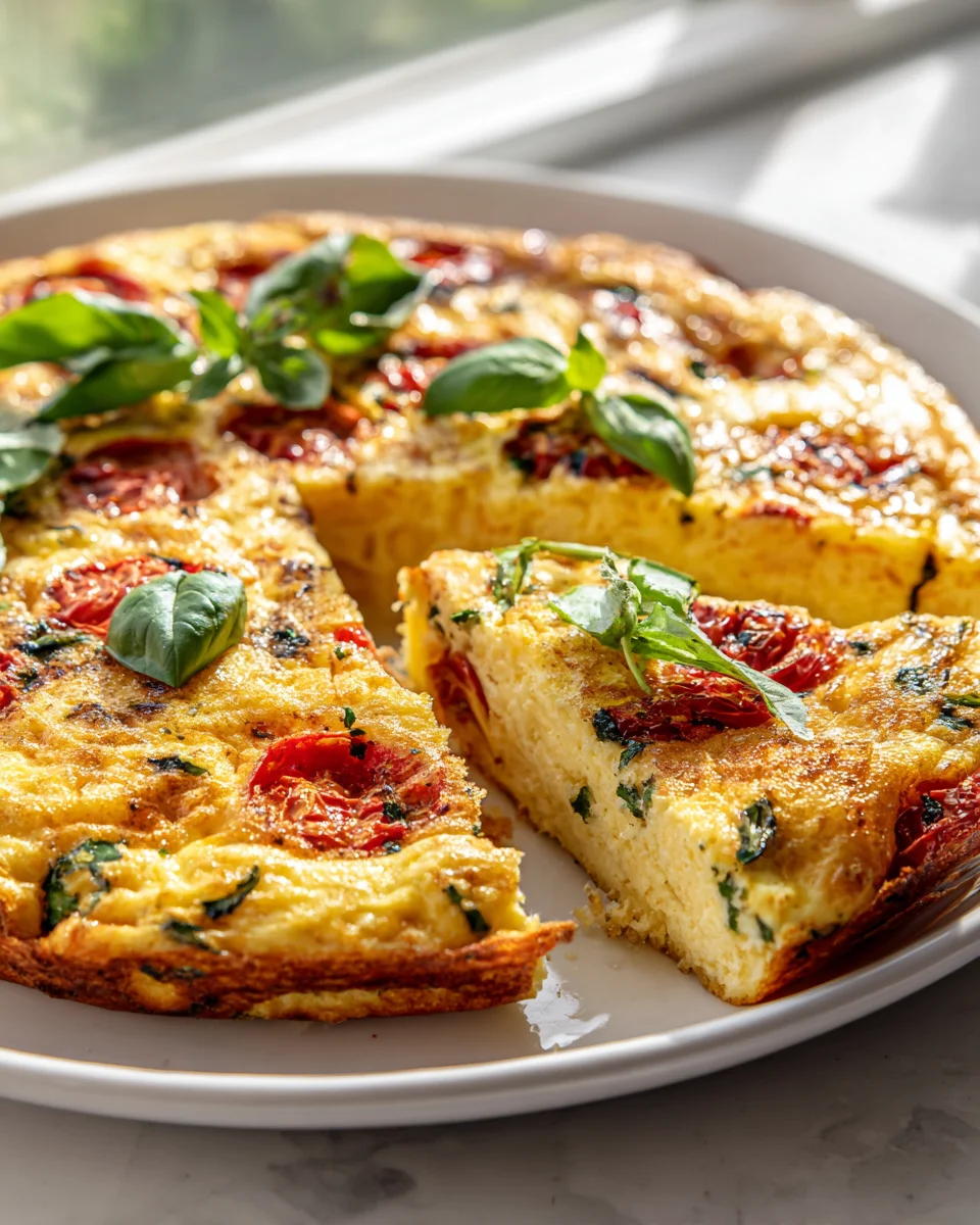 Delicious Tomato Basil Frittata Recipe for Breakfast Bliss