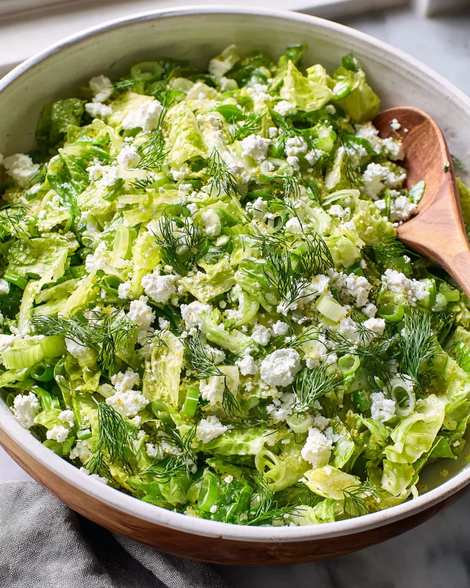 Maroulosalata: Easy, Fresh Greek Lettuce Salad Recipe