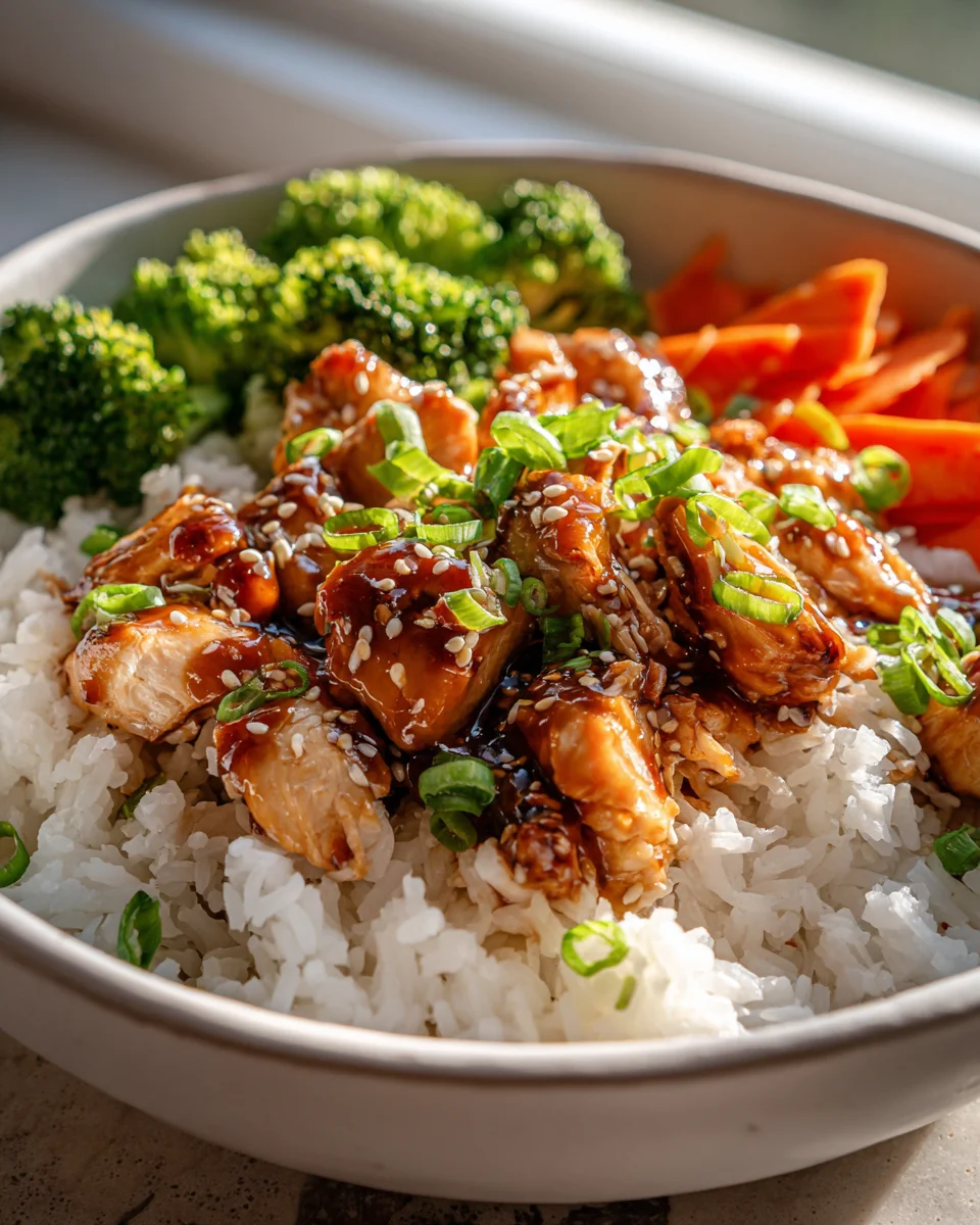 Best Family Style Teriyaki Chicken Rice Bowl Tonight