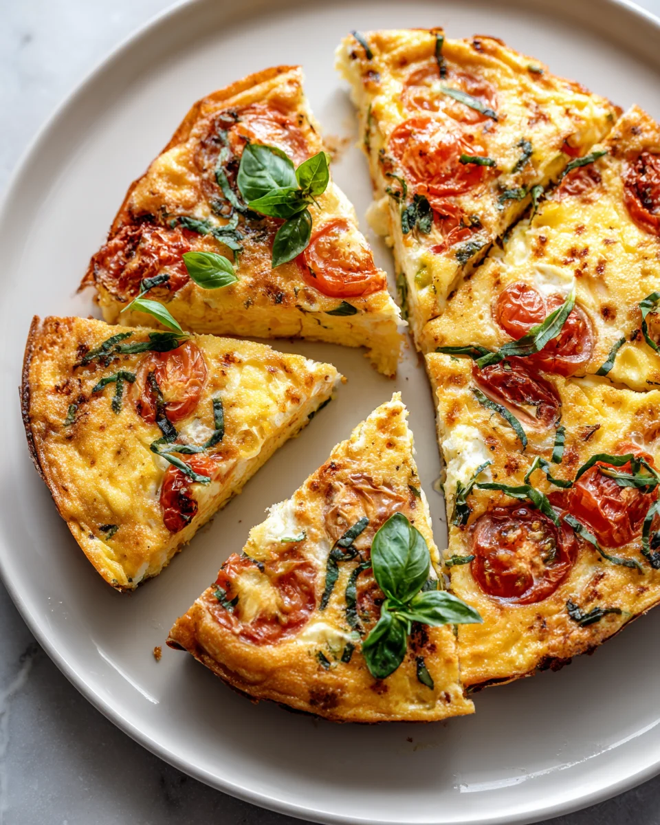 Delicious Tomato Basil Frittata Recipe for Breakfast Bliss