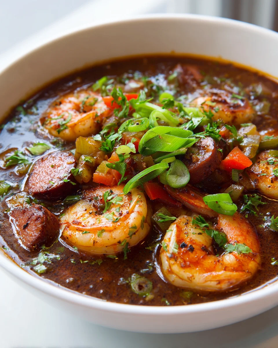 Savory Cajun Shrimp and Sausage Gumbo Recipe to Savor