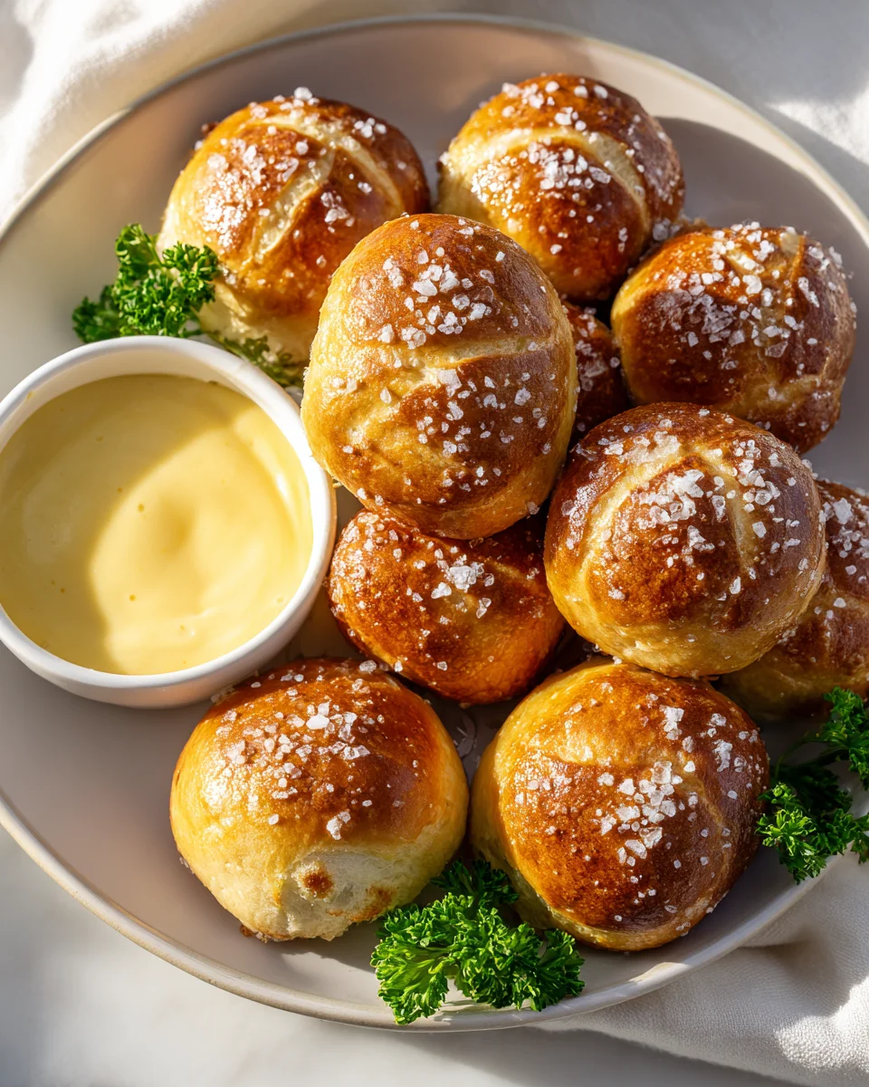 Soft Pretzel Bites with Cheese Dip: A Delicious Snack Recipe