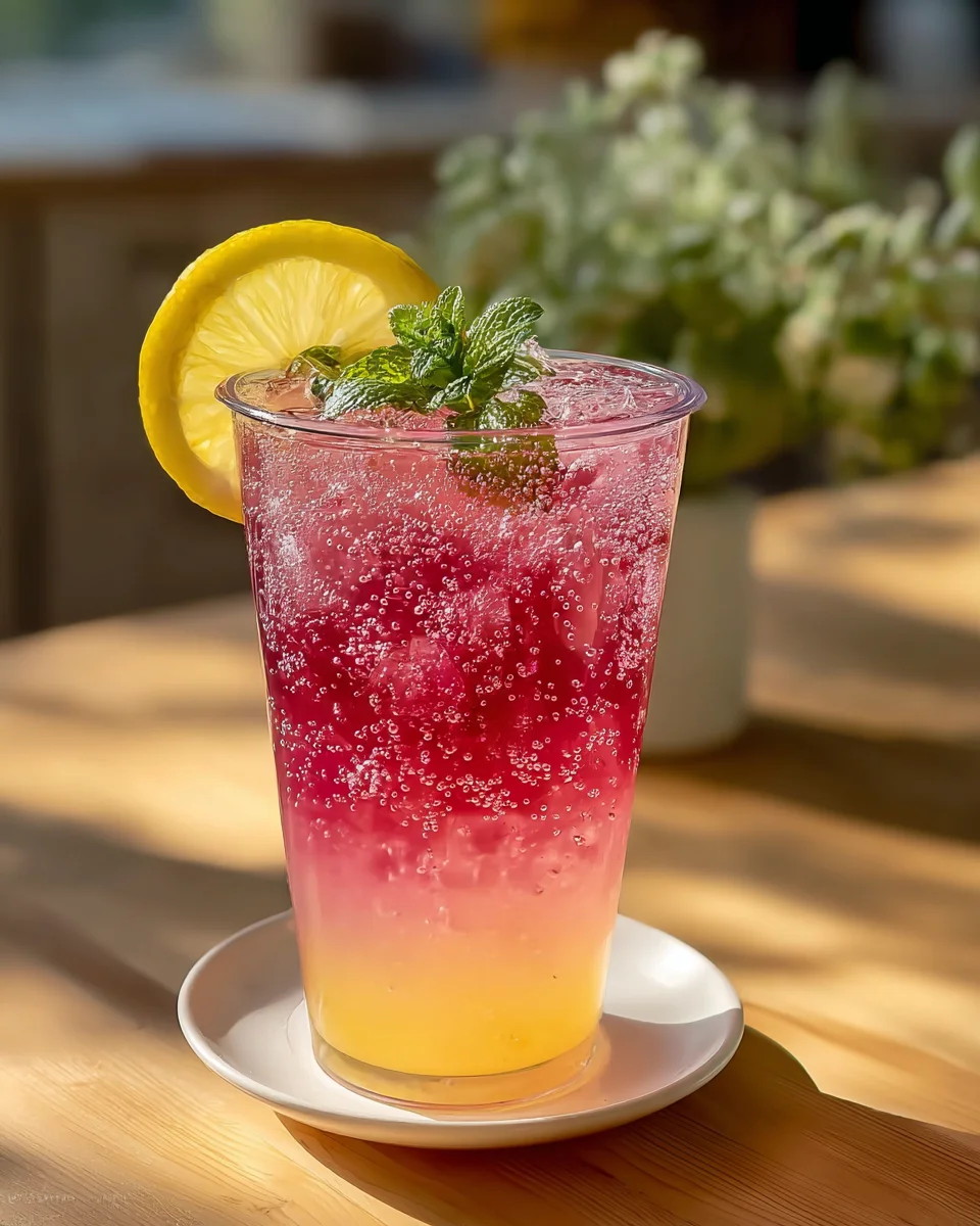 Refreshing Honey Lemon Pink Soda Recipe for Summer Sips