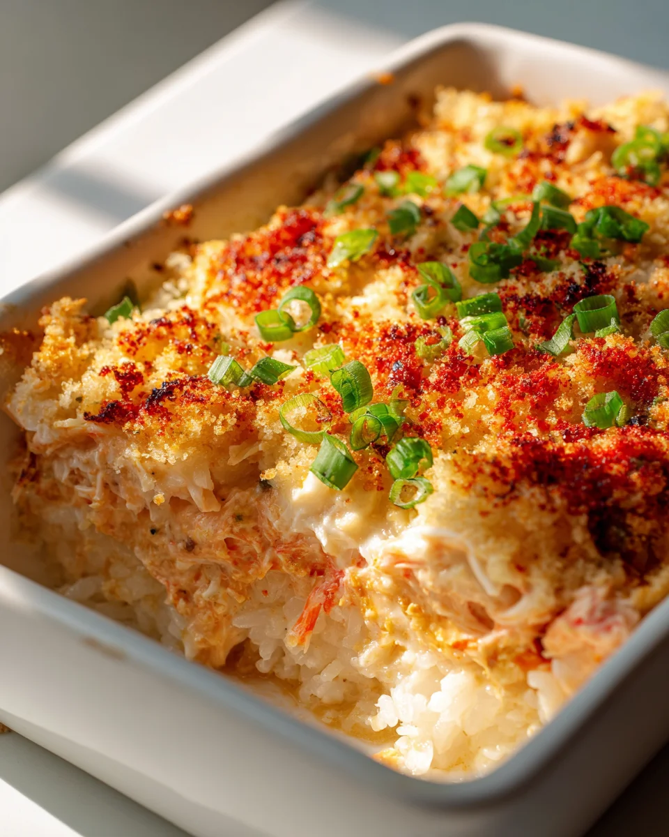 Spicy Crab Sushi Bake: Flavorful, Easy & Crowd-Pleasing!