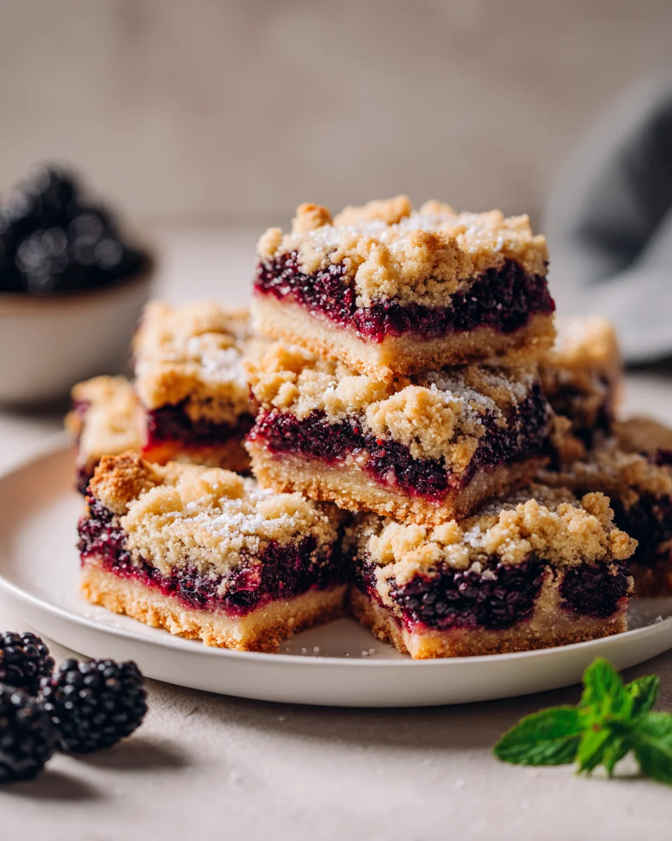 Perfect Blackberry Crumble Bars: Easy & Delicious Recipe