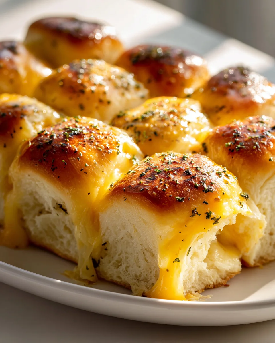Sweet & Savory Mini Grilled Cheese Hawaiian Rolls