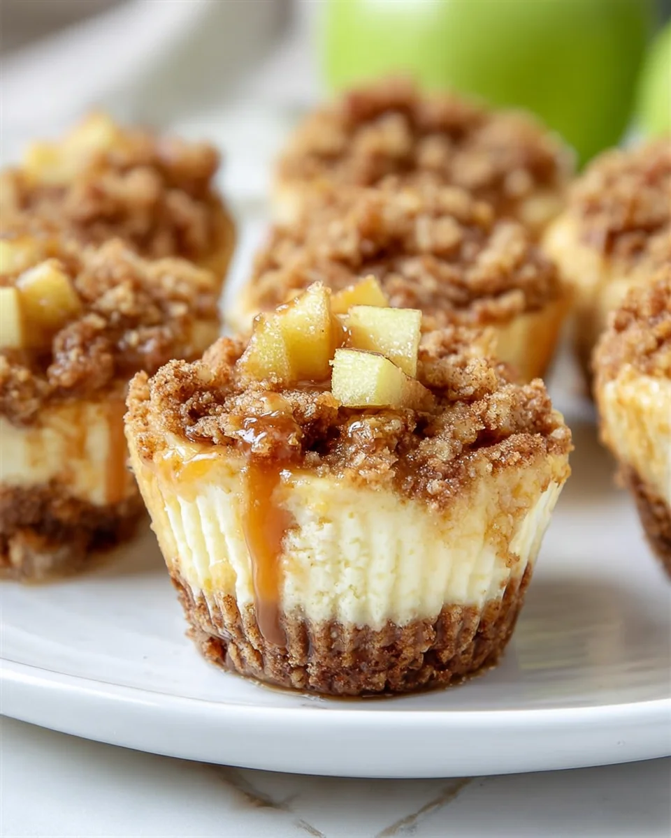 Delicious Apple Crisp Mini Cheesecakes Recipe to Savor