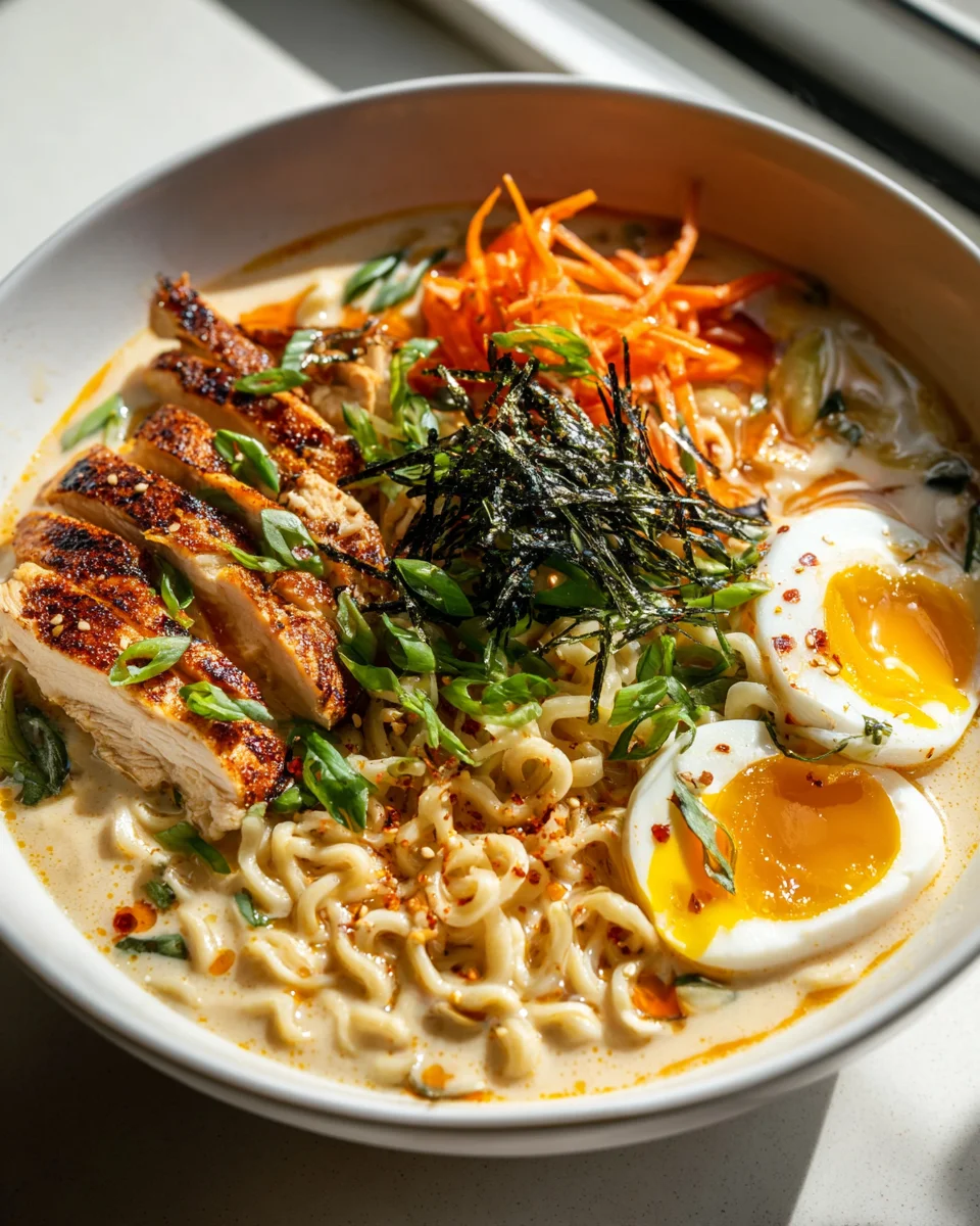 Fiery Chicken Ramen: Ultimate Spicy Comfort Food Recipe