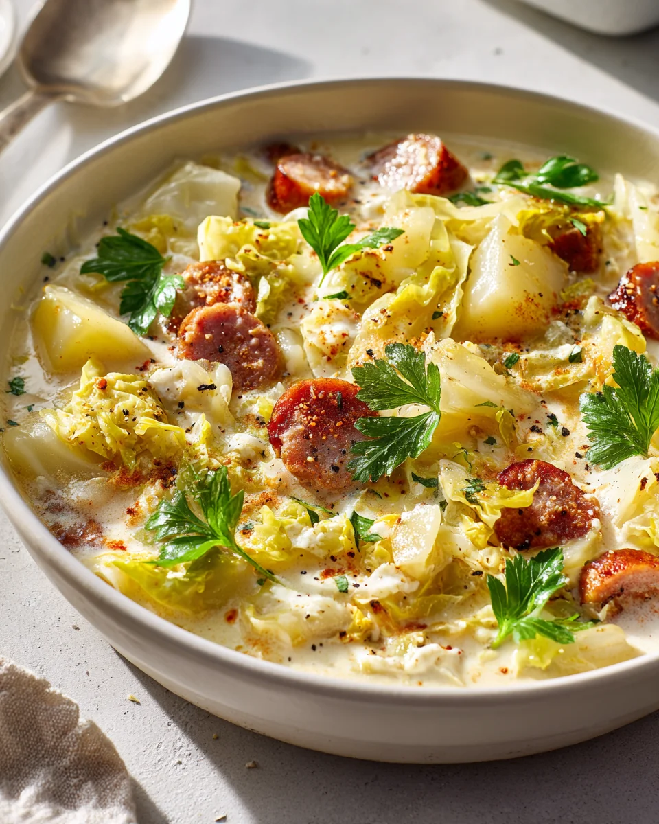 Best Sausage Cabbage Potato Chowder – Quick & Easy!